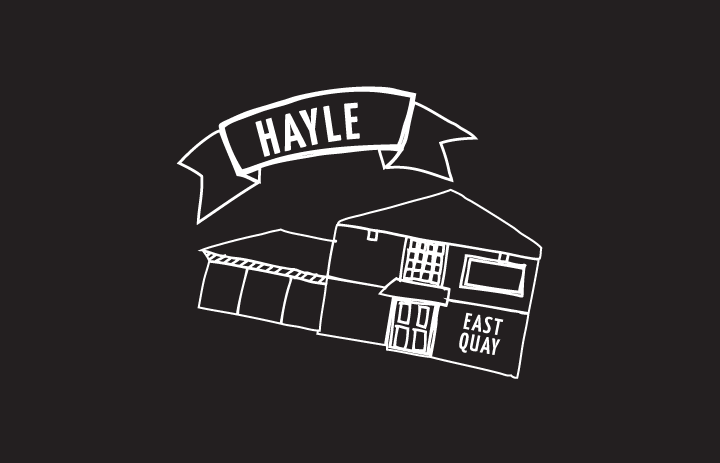 drawing of Philps Pasties Shop in East Quay In Hayle